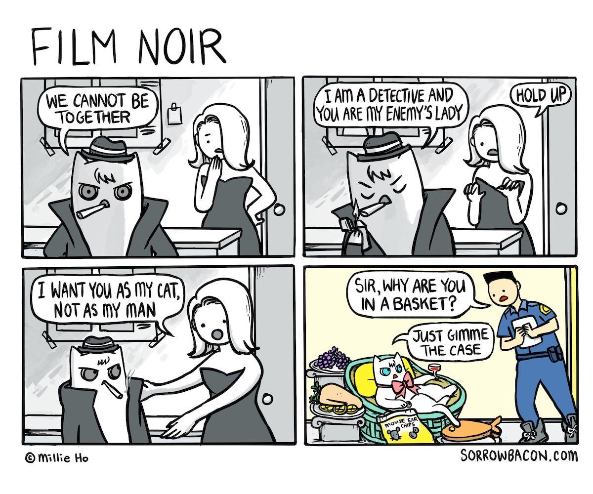 Film Noir sorrowbacon comic