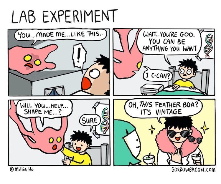 Lab Experiment sorrowbacon comic