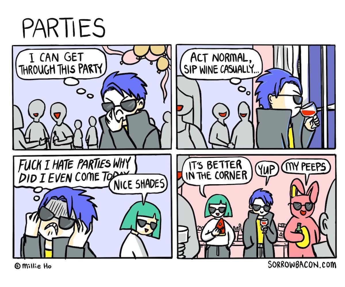 Parties sorrowbacon comic