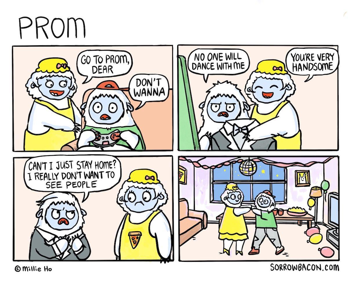 Prom sorrowbacon comic