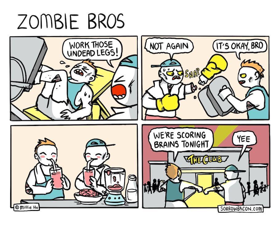 Zombie Bros sorrowbacon comic 
