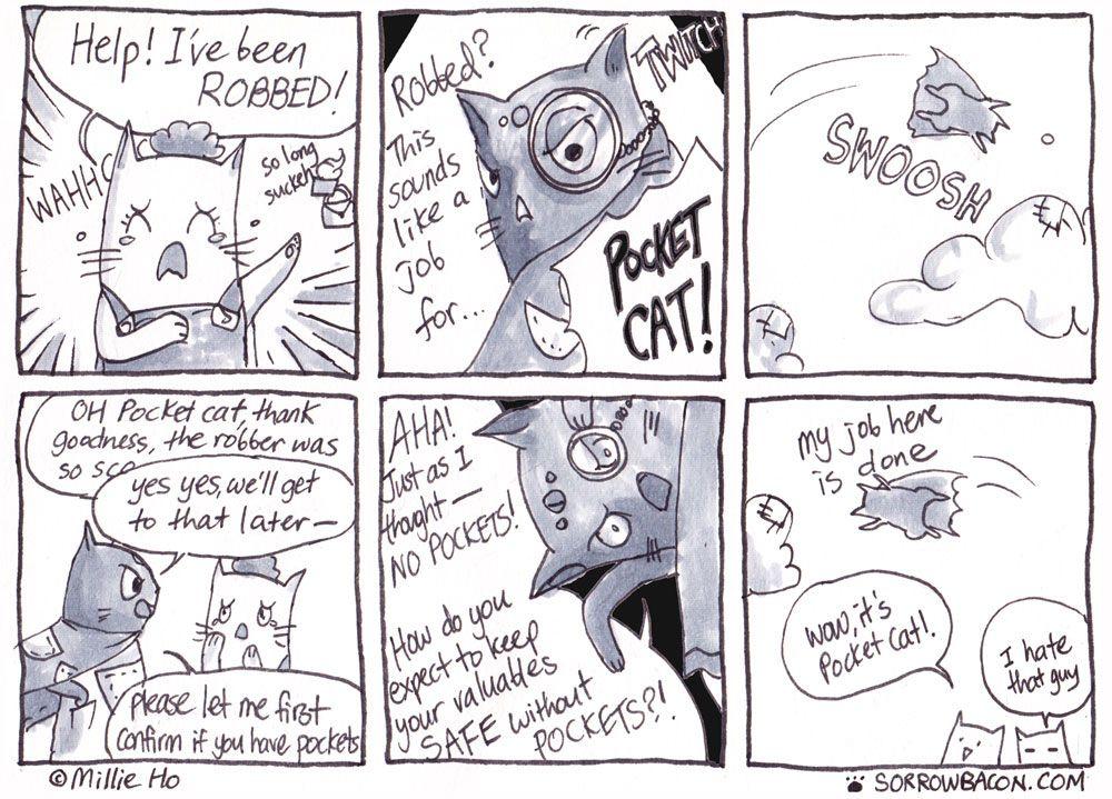 Pocket Cat sorrowbacon comic