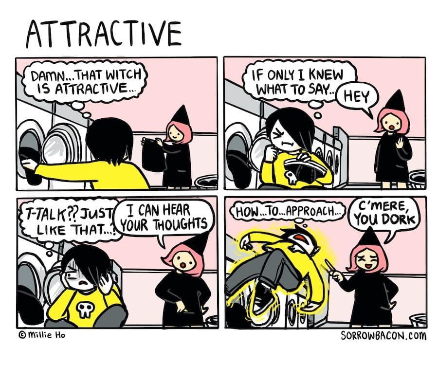 Attractive sorrowbacon comic
