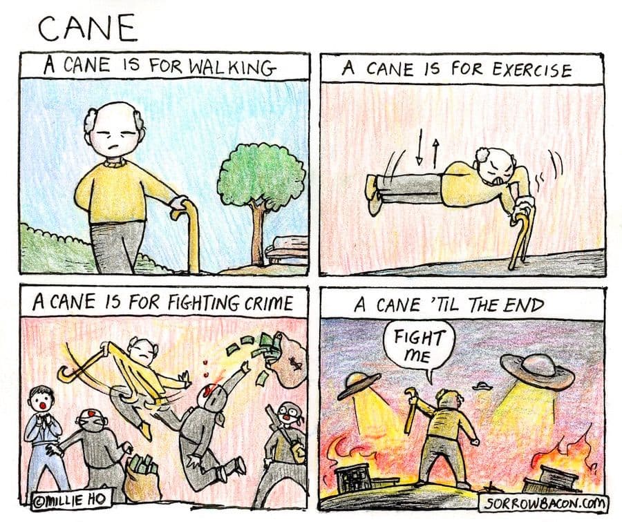 Cane sorrowbacon comic