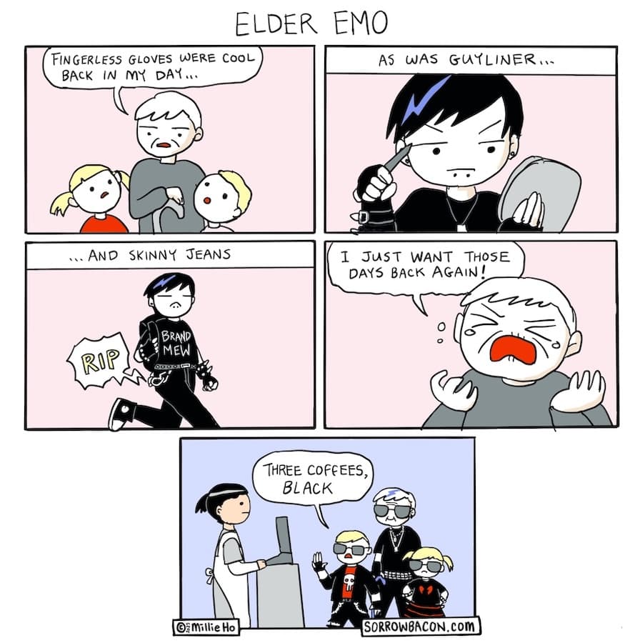 Elder Emo - sorrowbacon comic