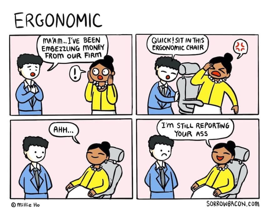 Ergonomic sorrowbacon comic