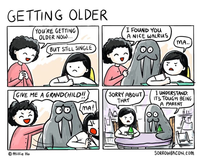 Getting Older sorrowbacon comic
