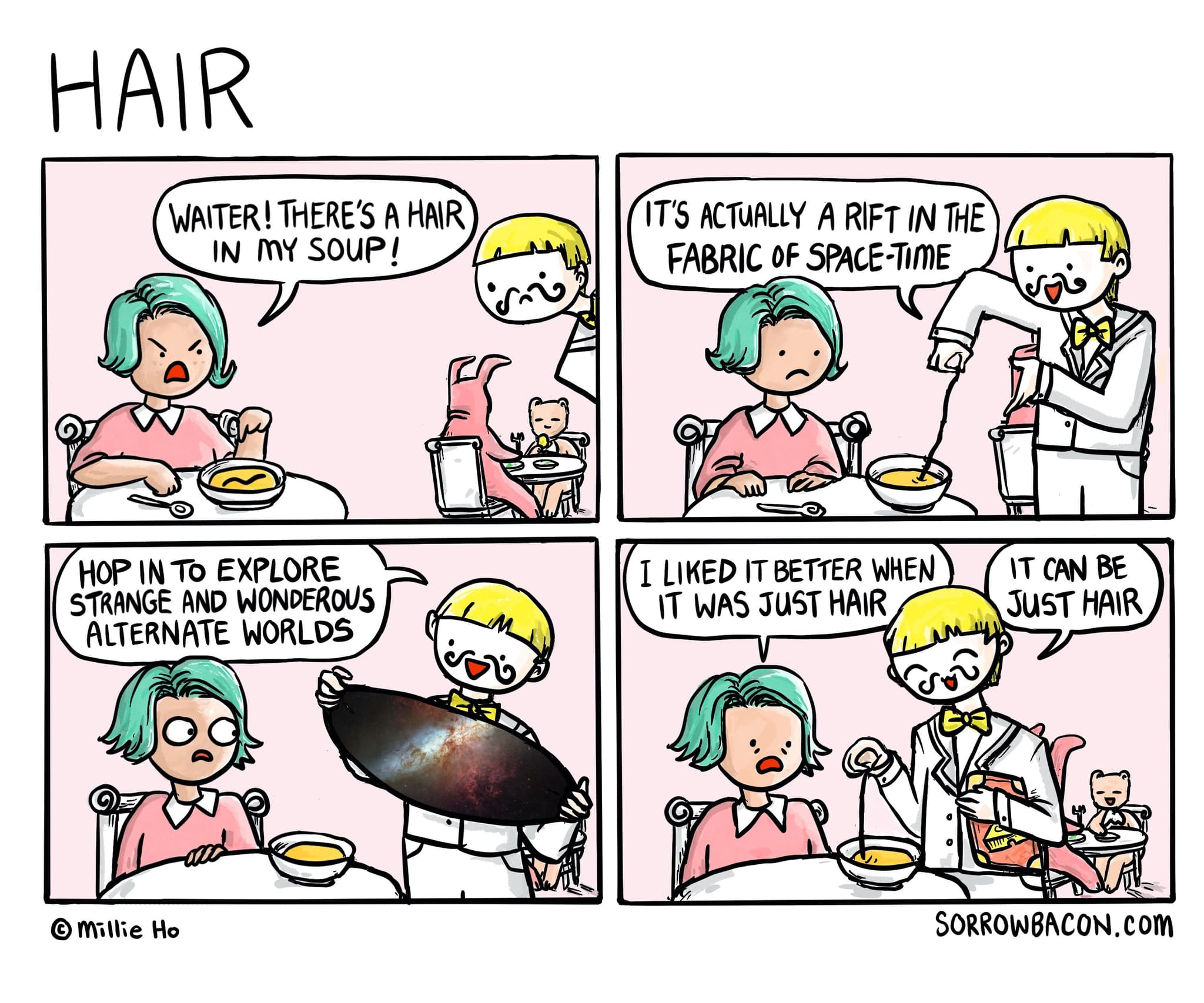 Hair sorrowbacon comic