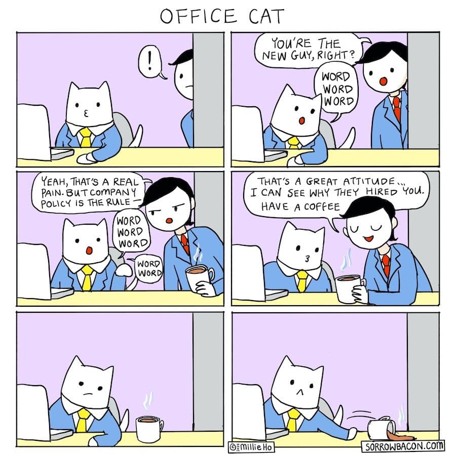 Office Cat sorrowbacon comic