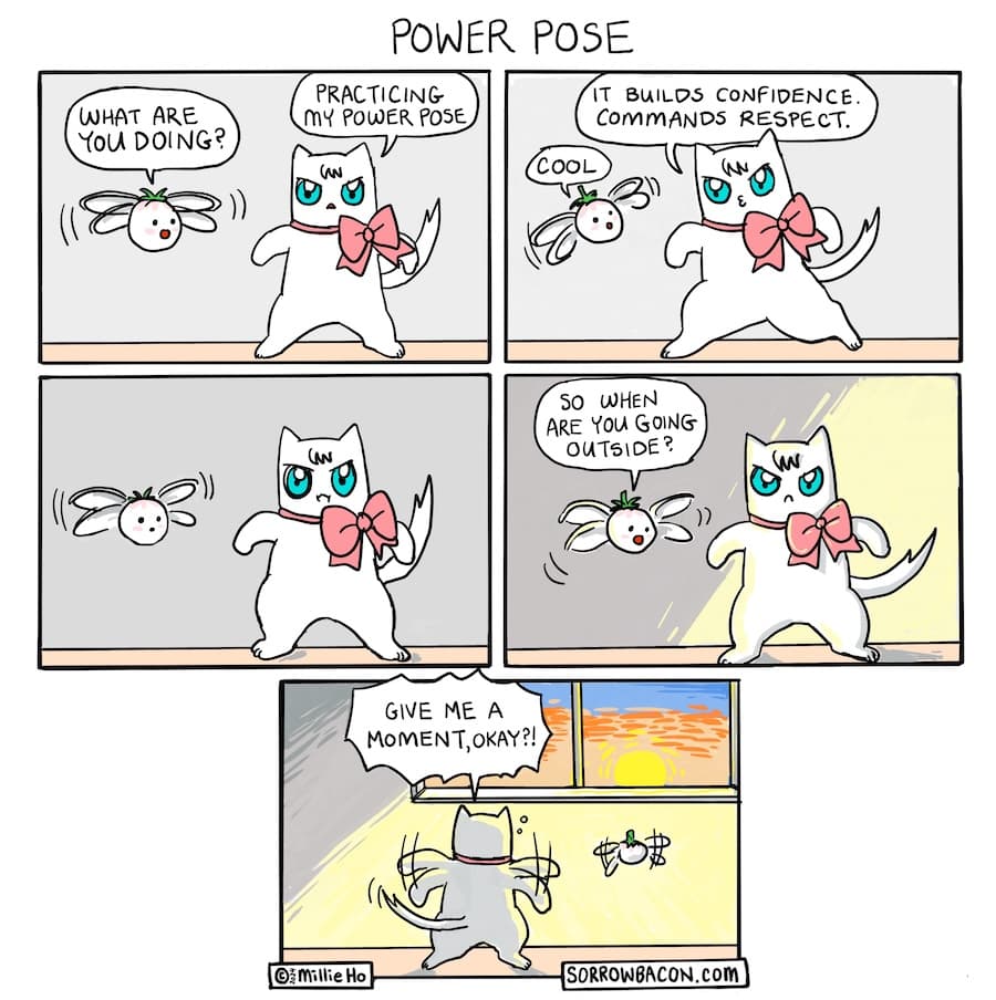 Power Pose sorrowbacon comic