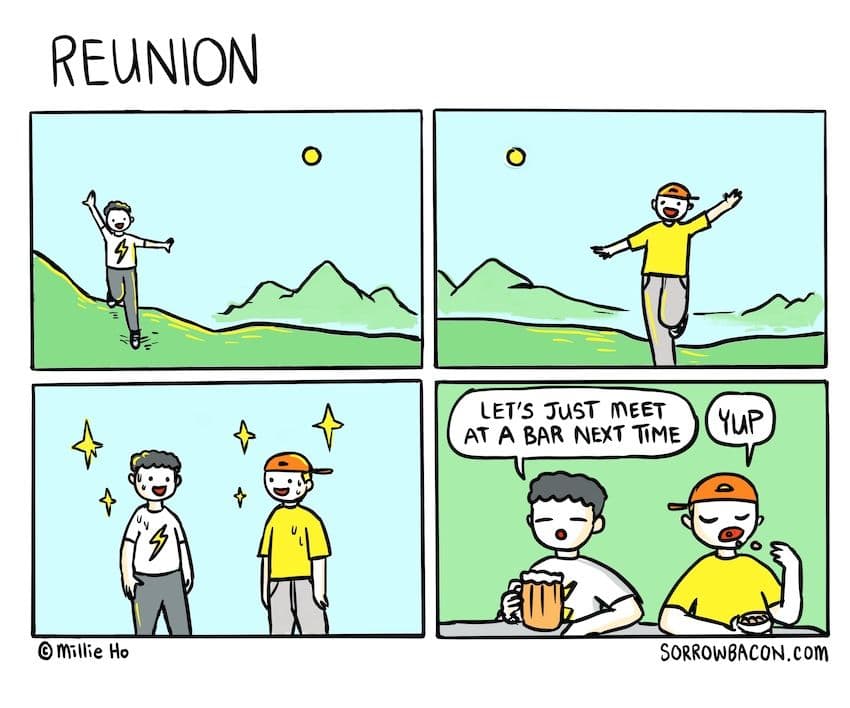 Reunion sorrowbacon comic