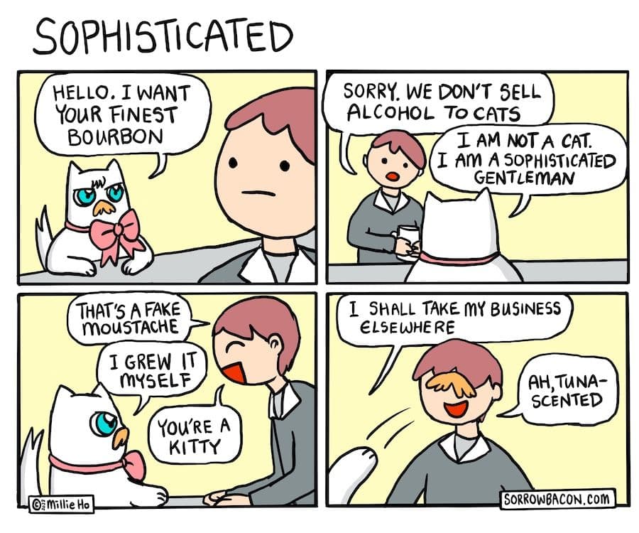 Sophisticated sorrowbacon comic