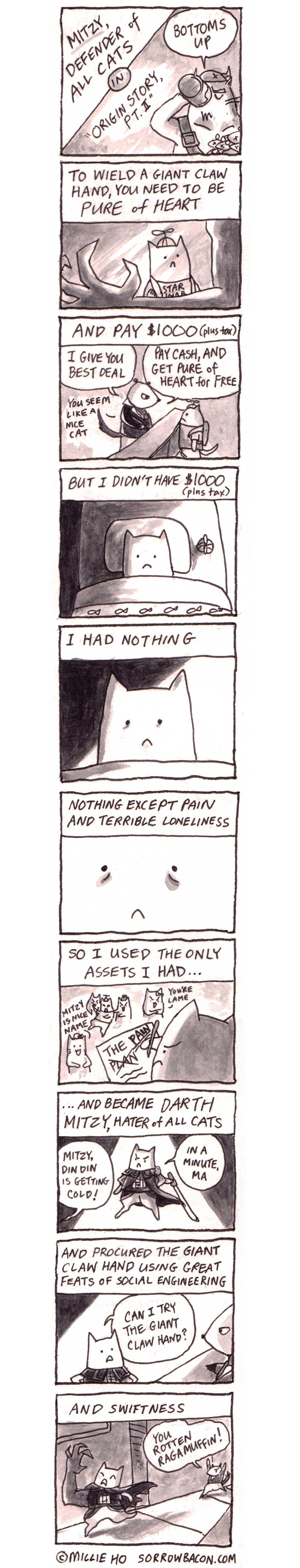Mitzy, Defender of All Cats (Part 2) sorrowbacon comic