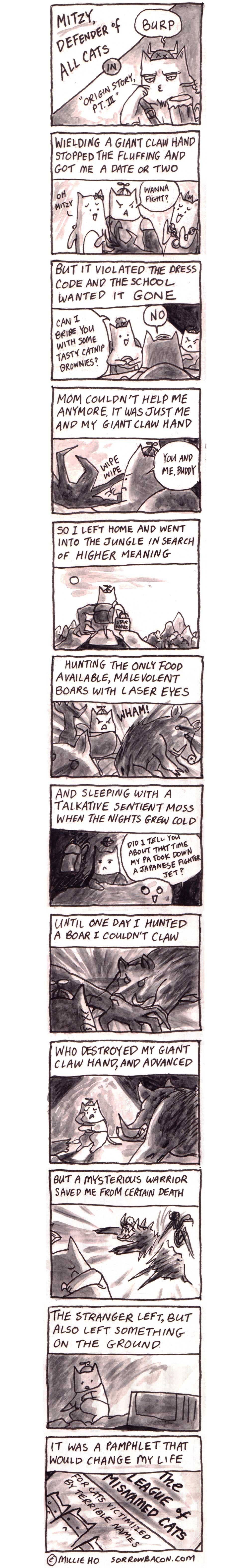 Mitzy, Defender of All Cats (Part 3) sorrowbacon comic