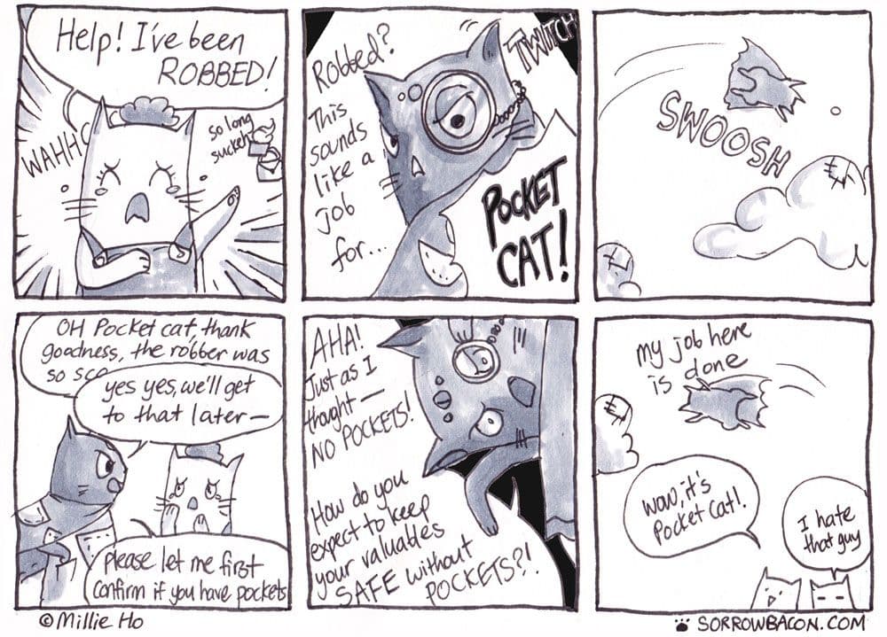 Pocket Cat sorrowbacon comic