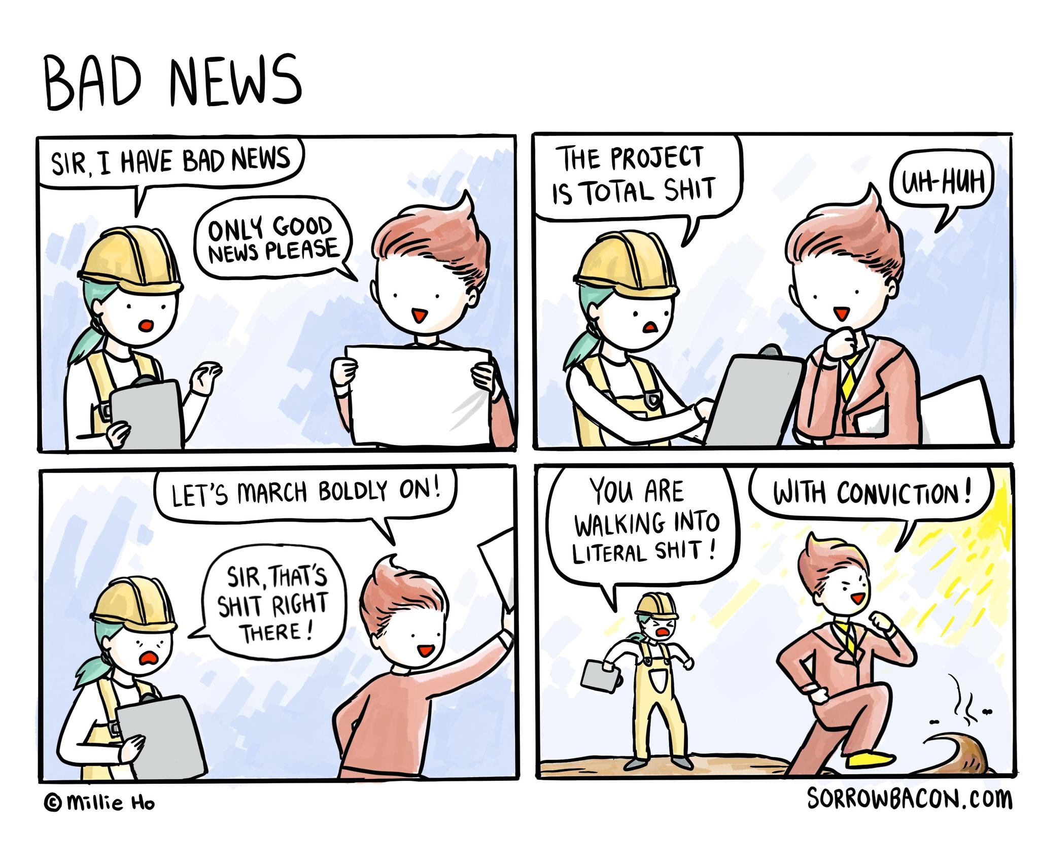 Bad News sorrowbacon comic
