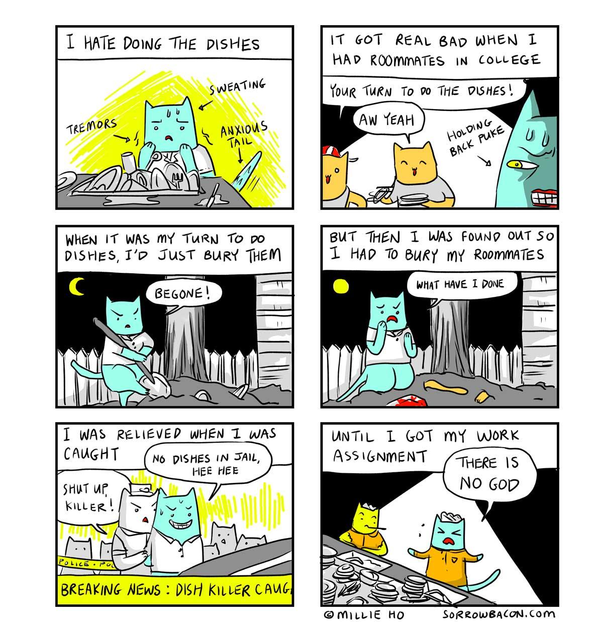 Dishes sorrowbacon comic