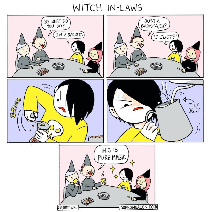 Witch In-Laws sorrowbacon comic