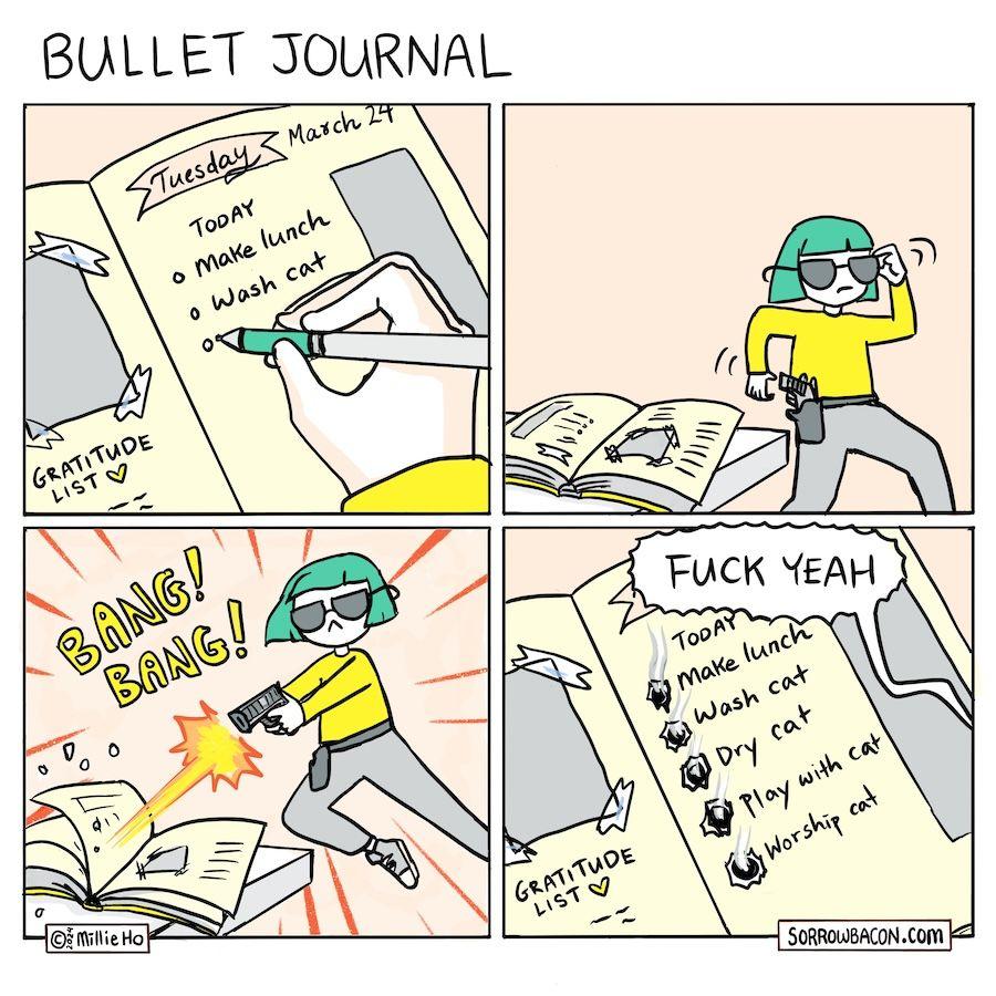 Bullet Journal sorrowbacon comic