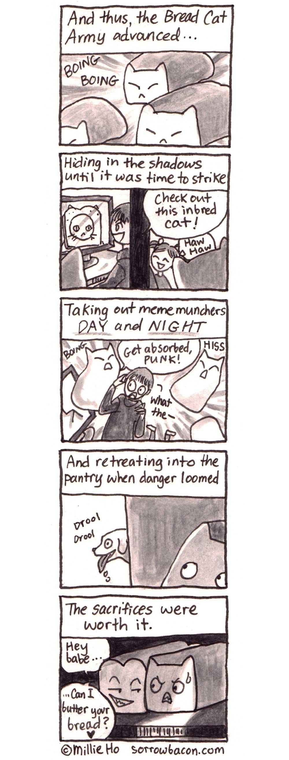 Bread Cats (Part 2) sorrowbacon comic