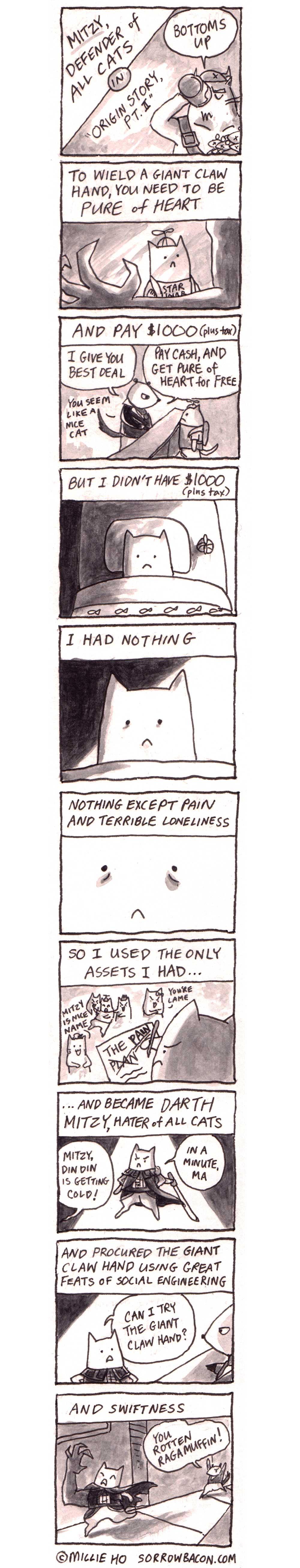 Mitzy, Defender of All Cats (Part 2) sorrowbacon comic