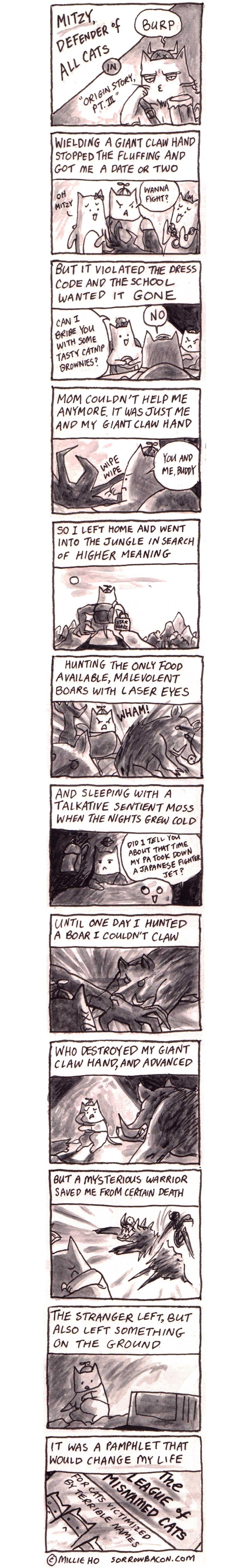 Mitzy, Defender of All Cats (Part 3) sorrowbacon comic