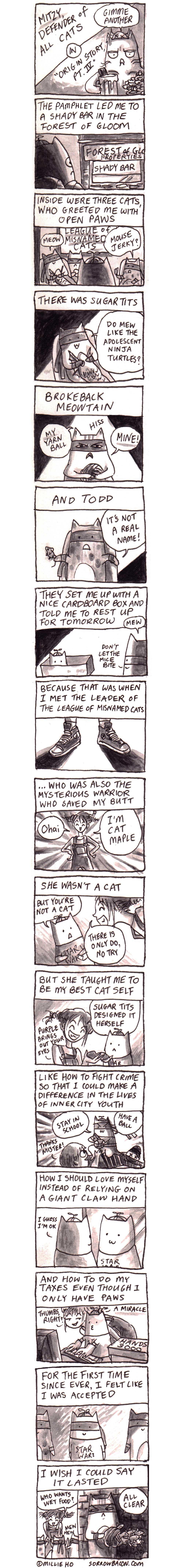 Mitzy, Defender of All Cats (Part 4) sorrowbacon comic