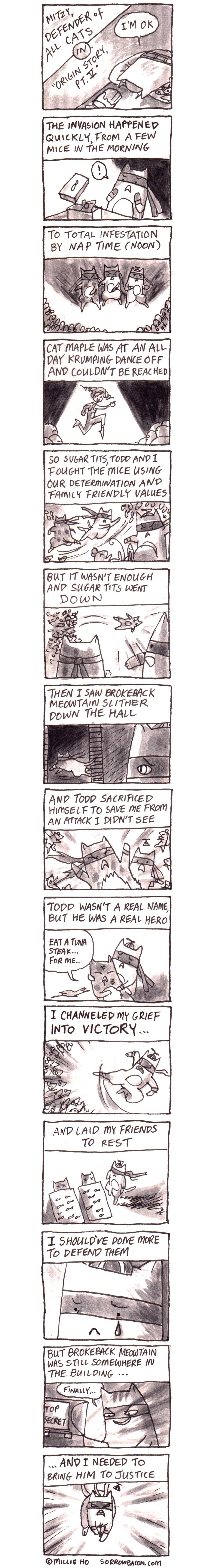 Mitzy, Defender of All Cats (Part 5) sorrowbacon comic