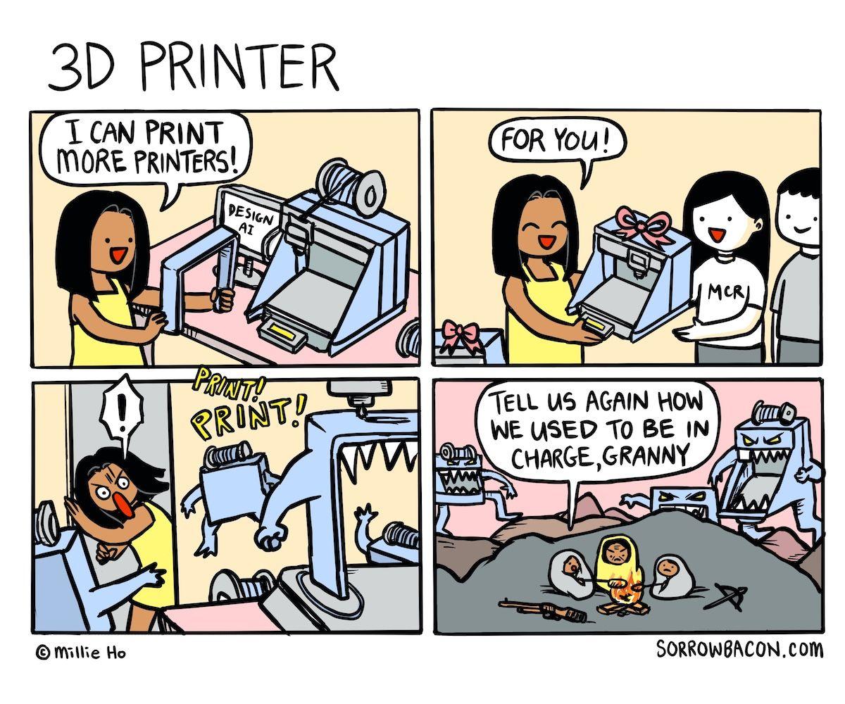 3D Printer sorrowbacon comic