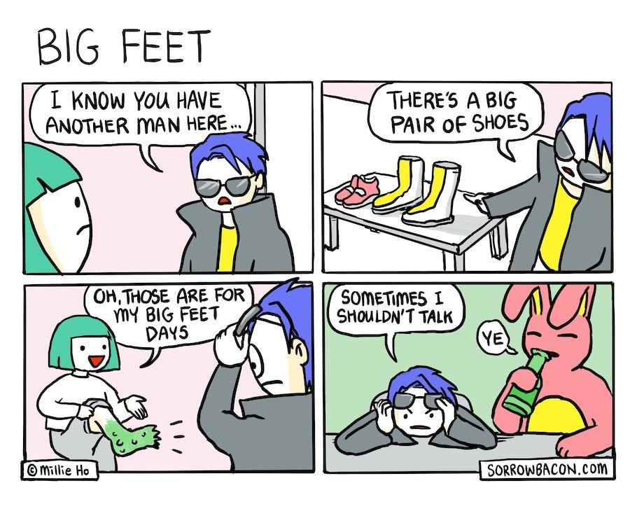 Big Feet sorrowbacon comic