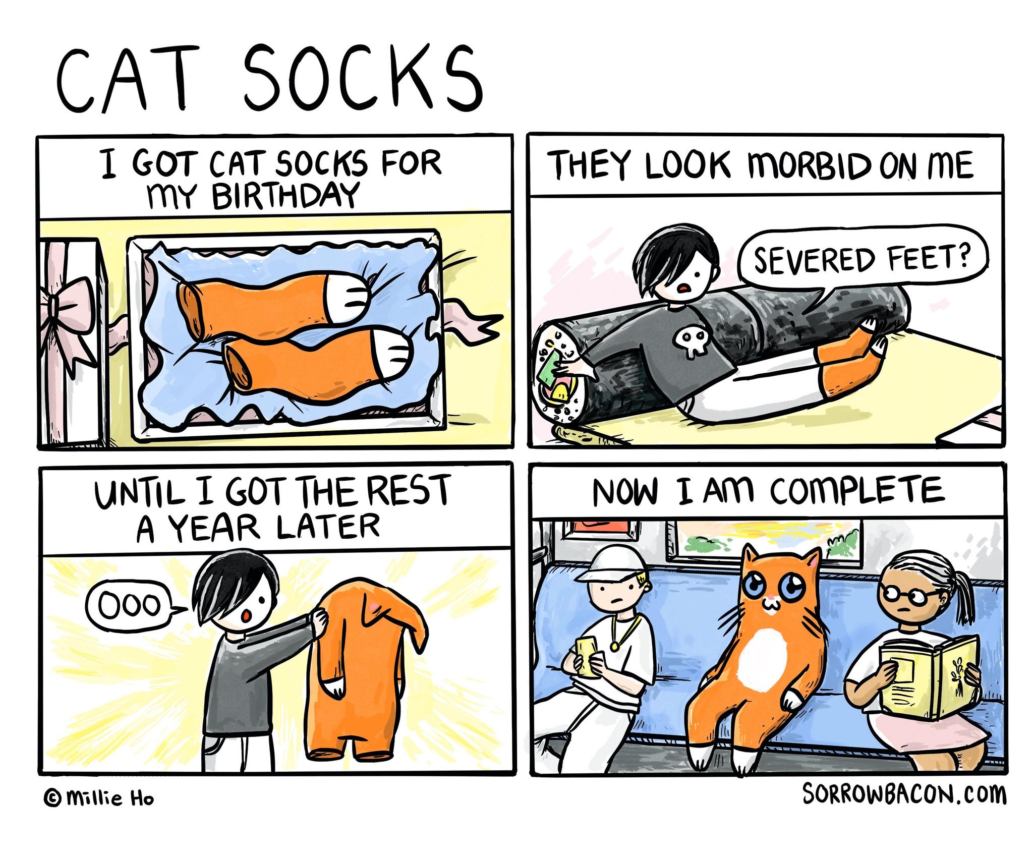 Cat Socks sorrowbacon comic