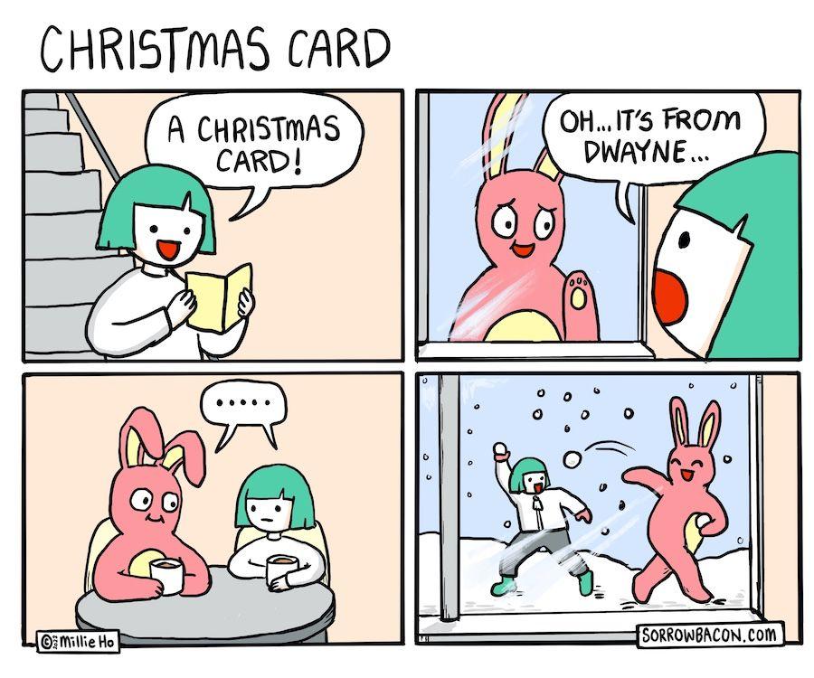 Christmas Card sorrowbacon comic