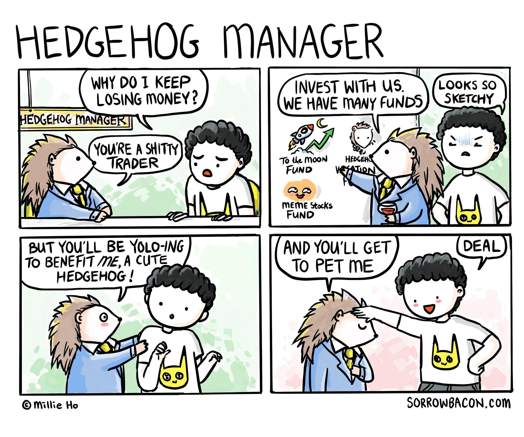 Hedgehog Manager sorrowbacon comic