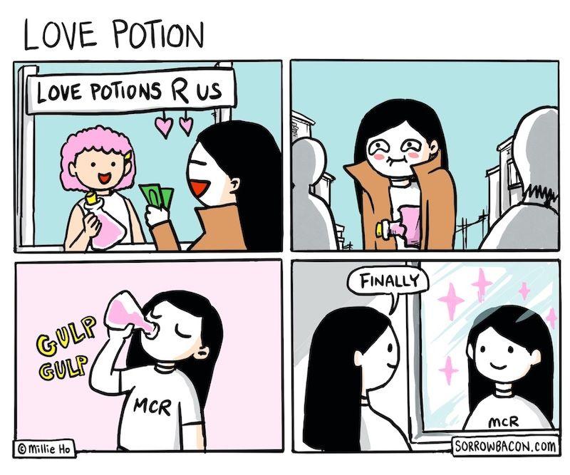 Love Potion sorrowbacon comic