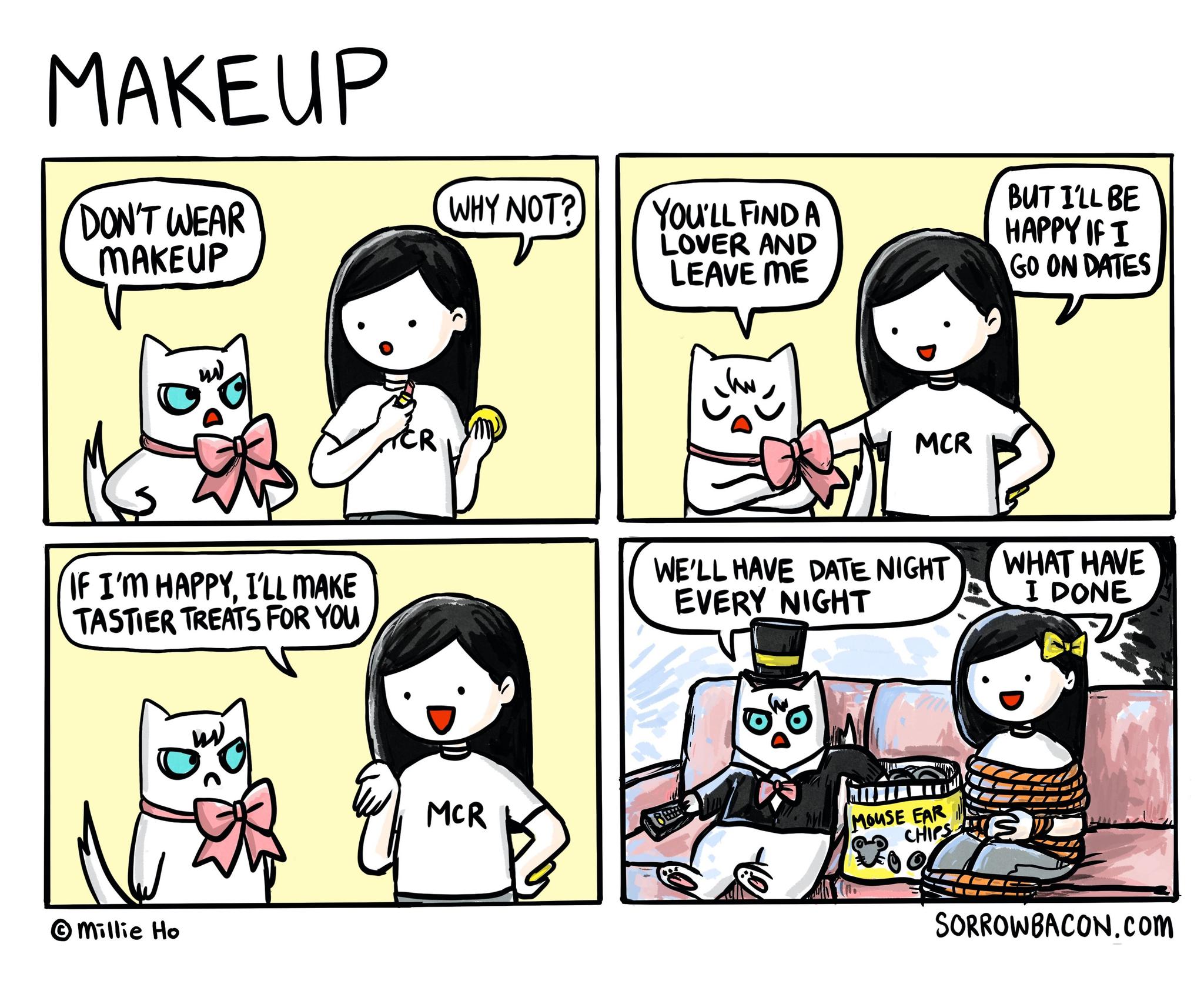 Makeup sorrowbacon comic
