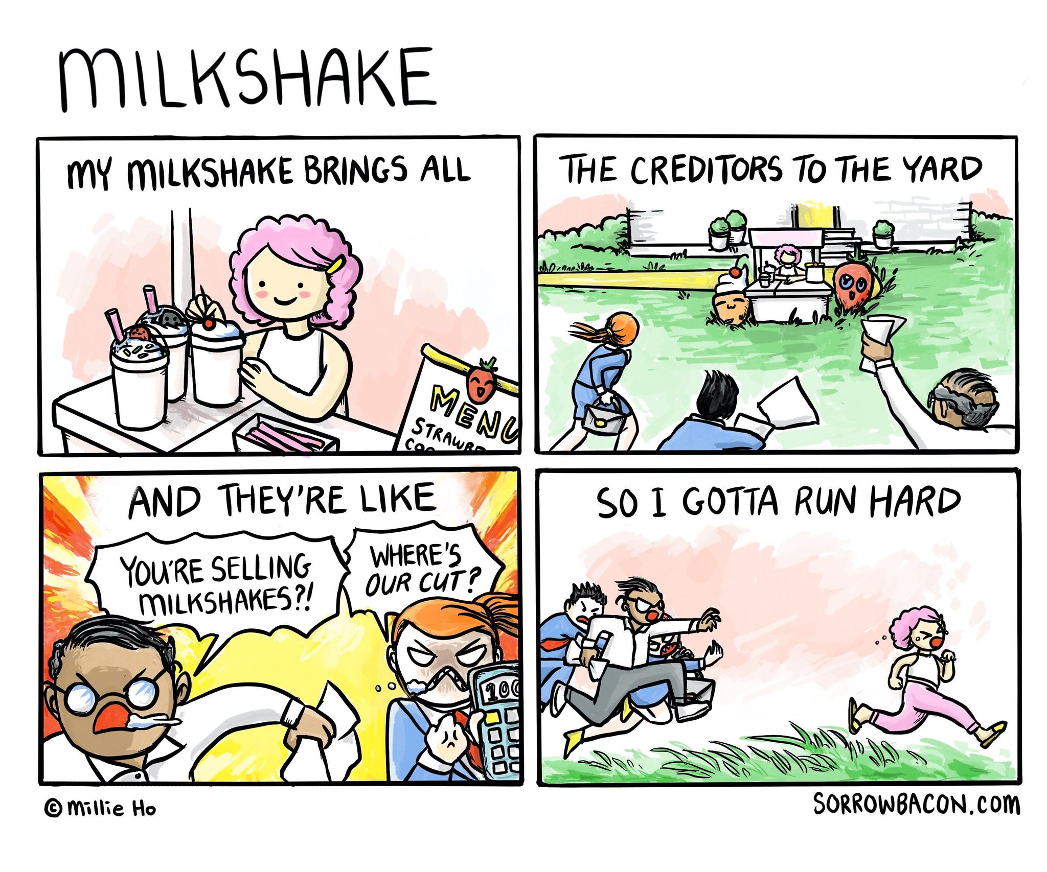 Milkshake sorrowbacon comic
