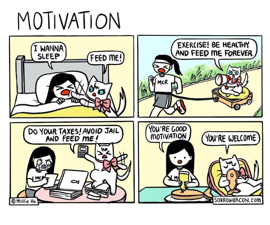 Motivation sorrowbacon comic