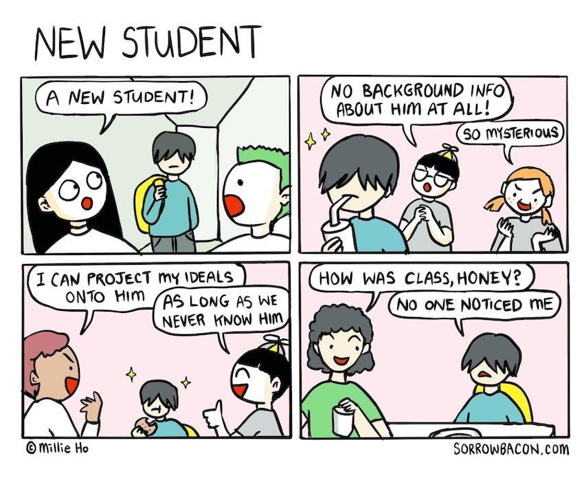 New Student sorrowbacon comic 