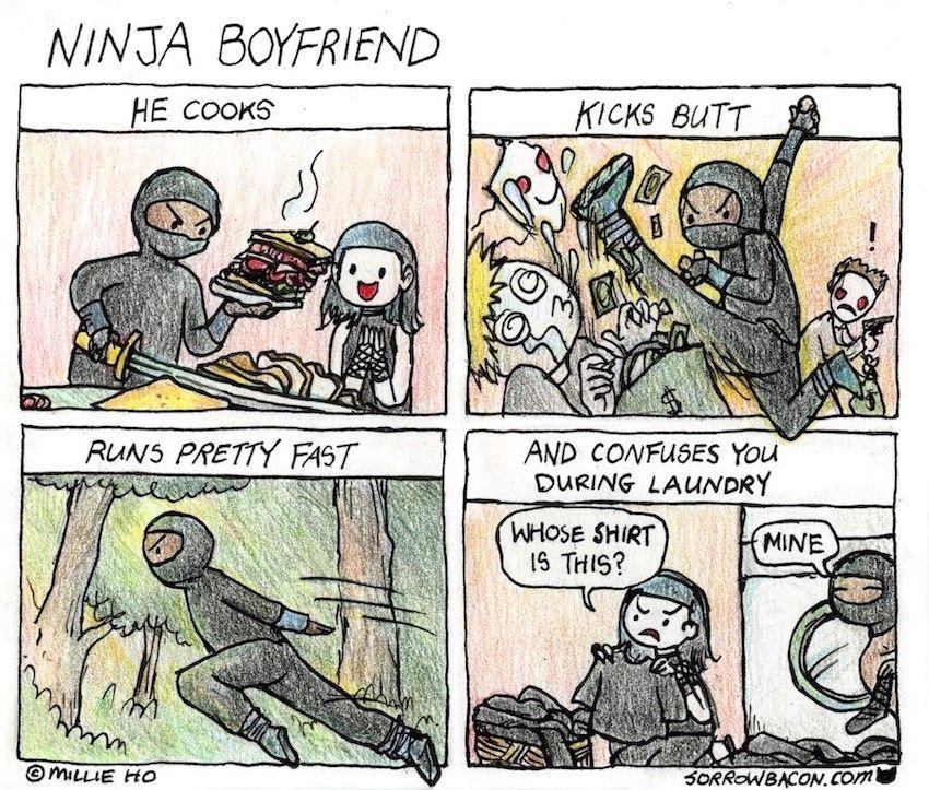 Ninja Boyfriend sorrowbacon comic