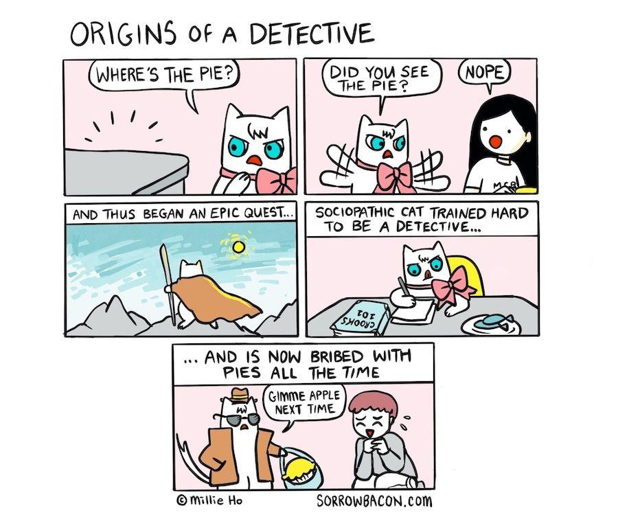 Origins of a Detective sorrowbacon comic