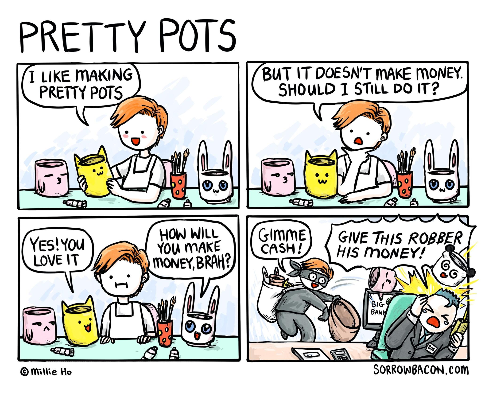Pretty Pots sorrowbacon comic