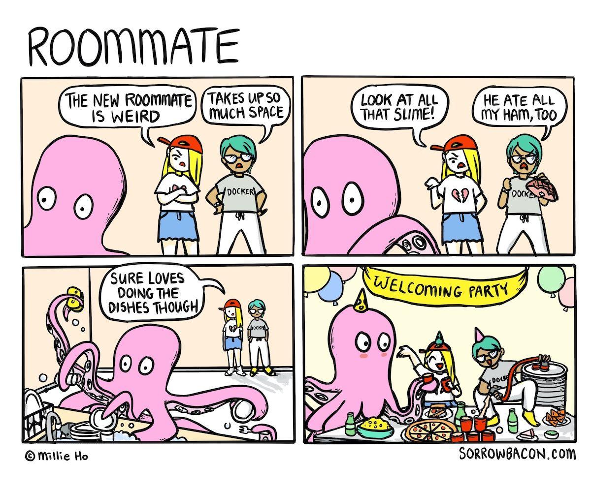 Roommate sorrowbacon comic
