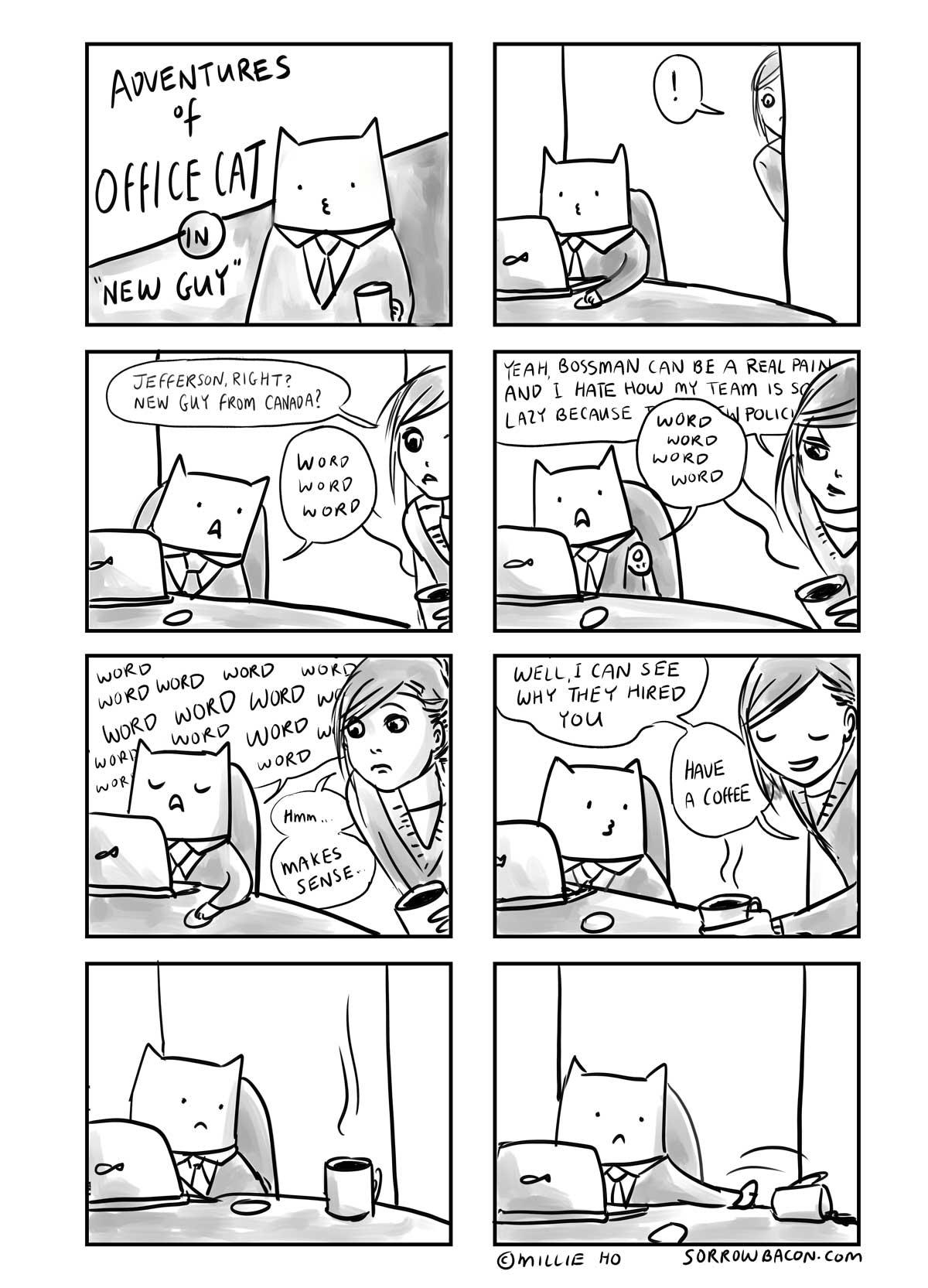 Office Cat sorrowbacon comic