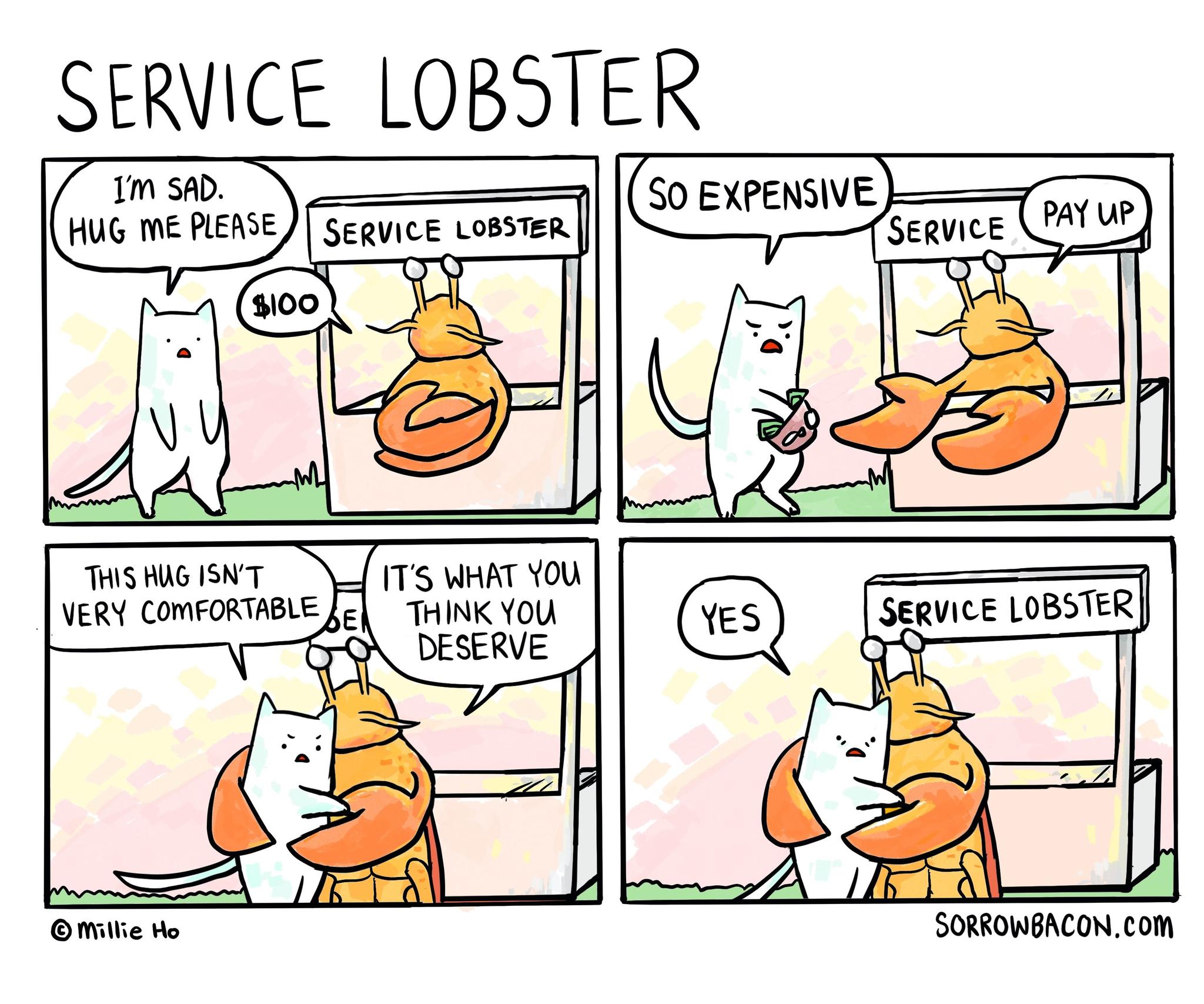 Service Lobster sorrowbacon comic