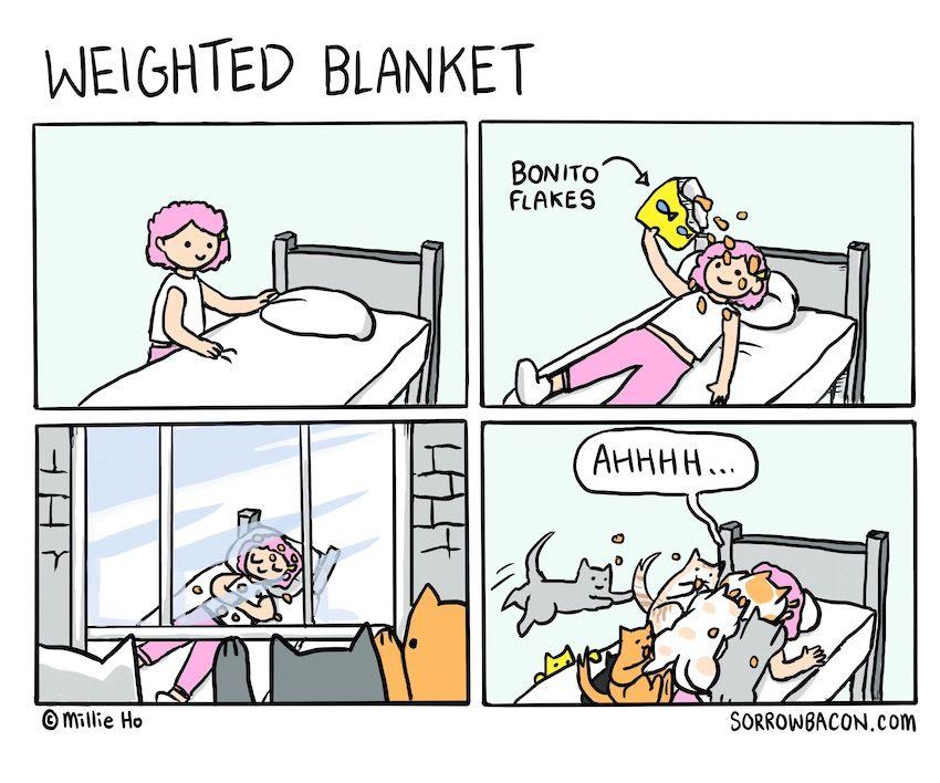 Weighted Blanket sorrowbacon comic
