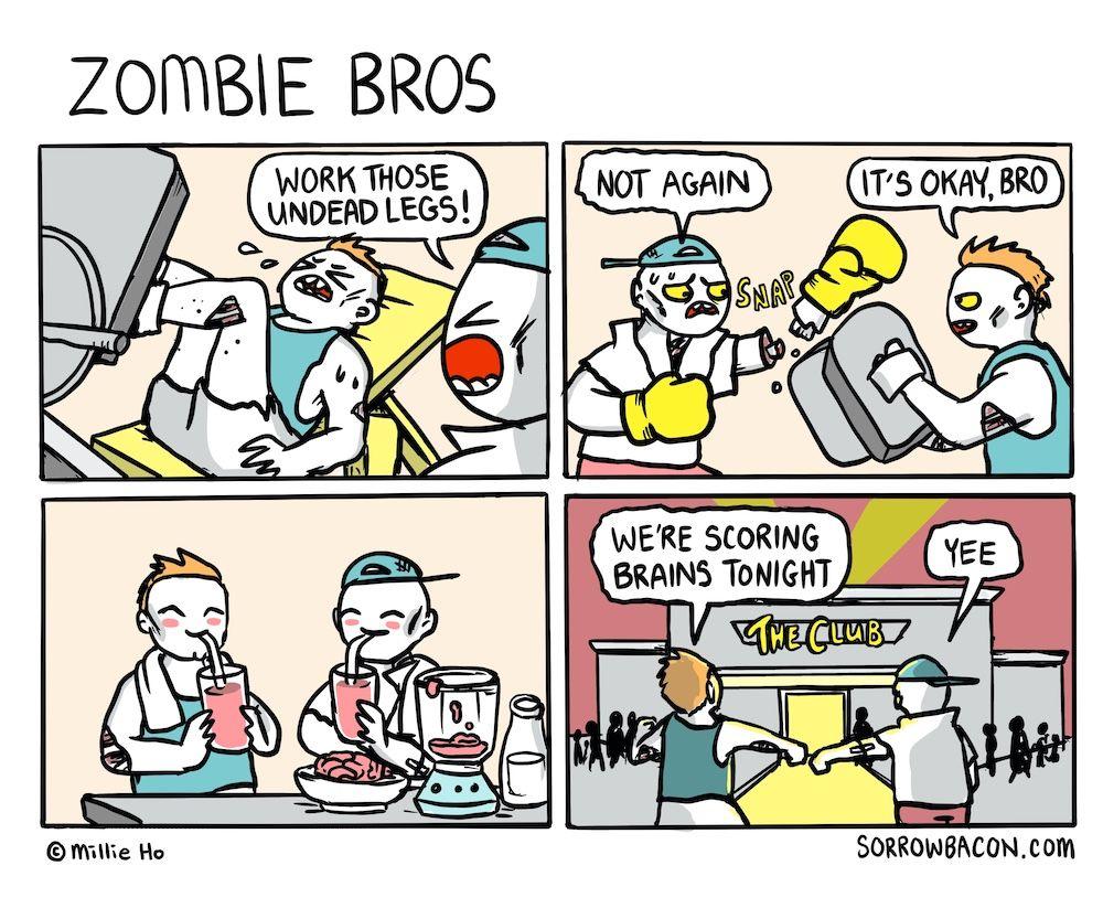 Zombie Bros sorrowbacon comic
