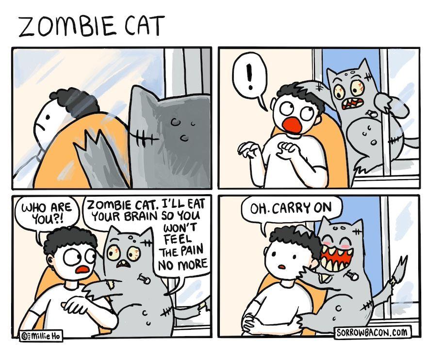 Zombie Cat sorrowbacon comic