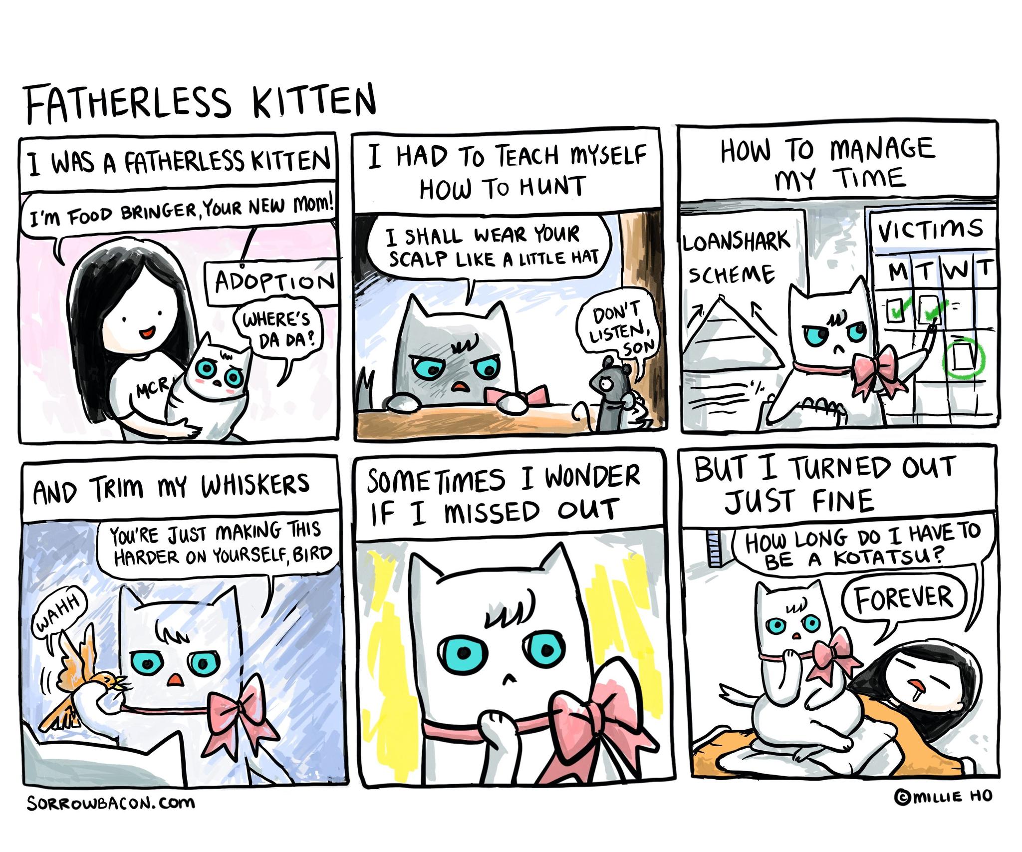 Fatherless Kitten sorrowbacon comic