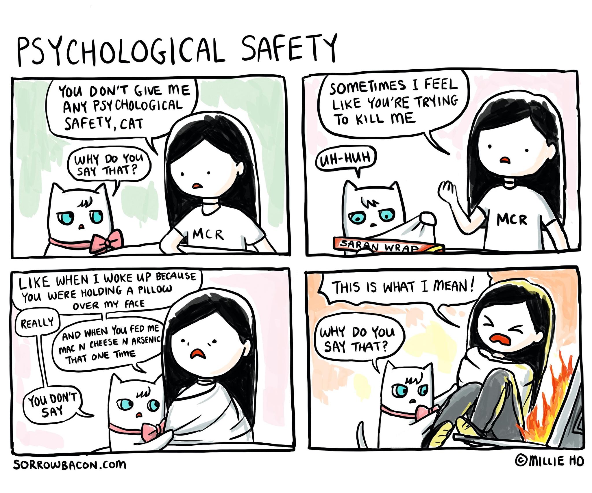 Psychological Safety sorrowbacon comic