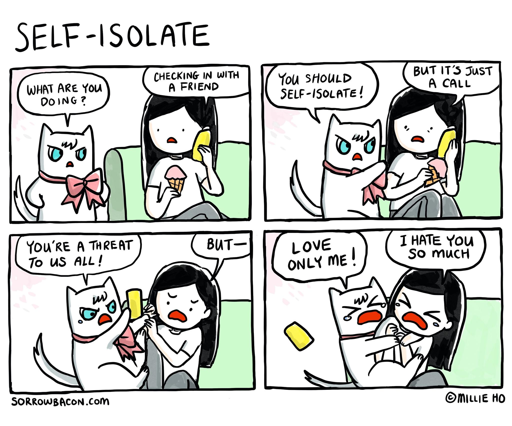 Self-Isolate sorrowbacon comic